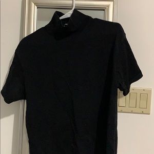 Black turtleneck shirt